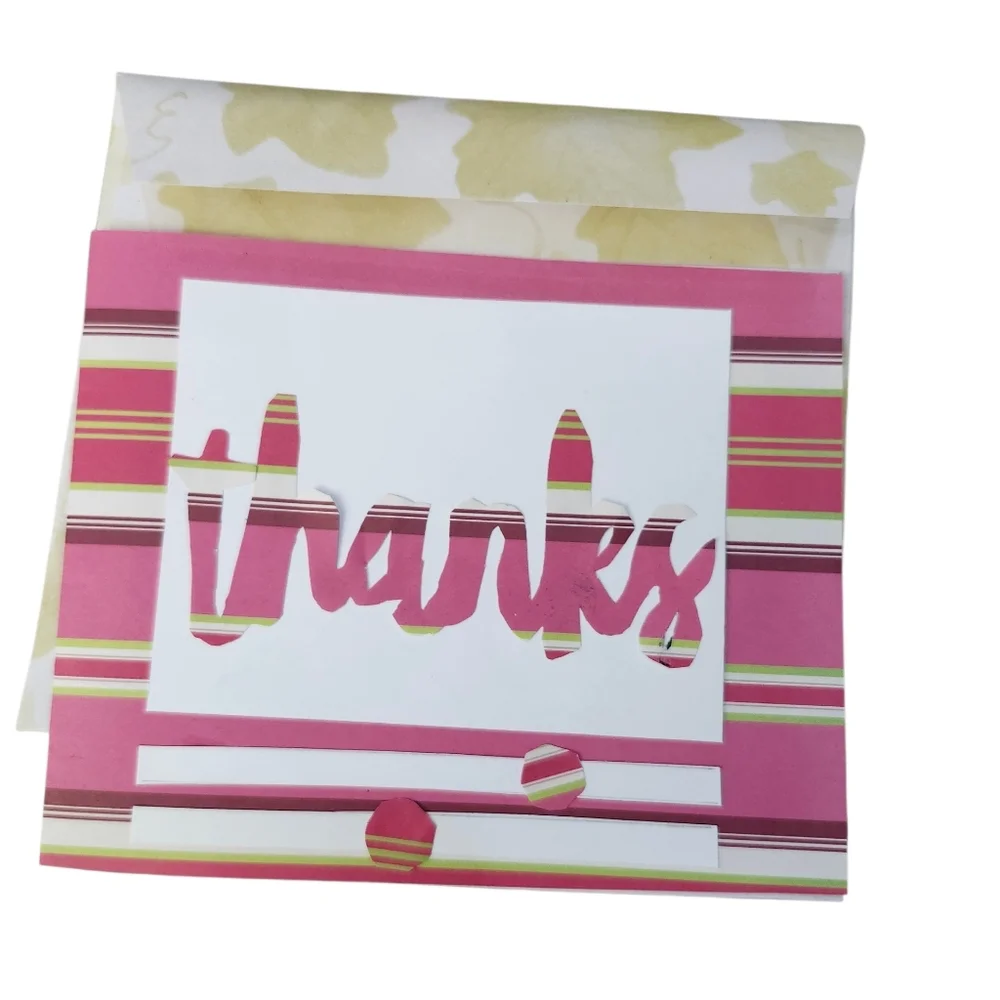 Handmade Thank You Cards Set (8) – Colorful Stationery Bundle – Ready to Ship●